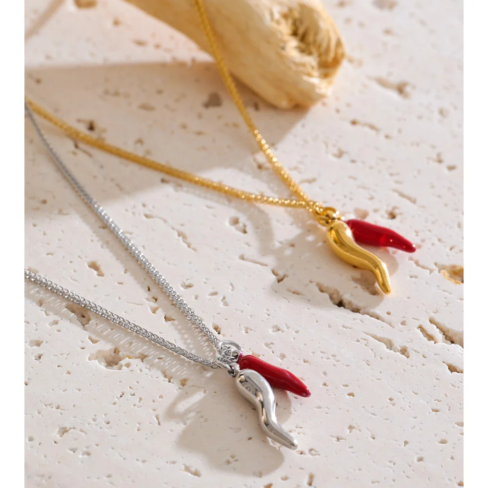 Yhpup Stainless Steel Necklace Jewelry