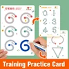 Children Montessori Drawing Toy Pen Control Training Color Shape Math Match Game Set Toddler Learning Activities Educational Toy 5