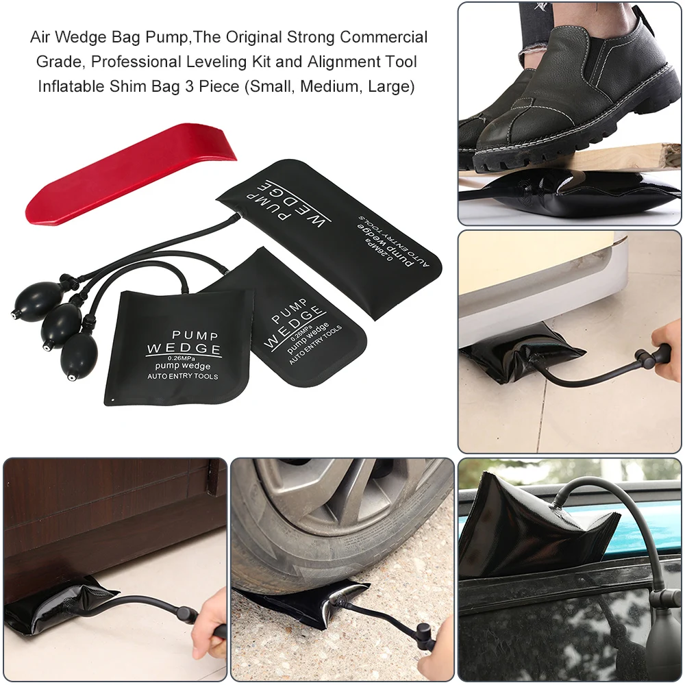 Professional Leveling Kit Air Wedge Bag Pump and Alignment Tool