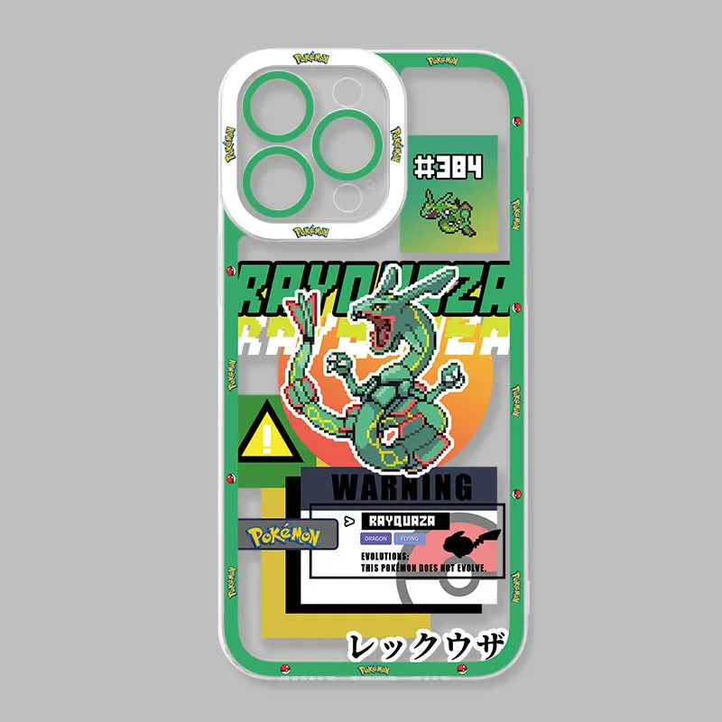 Silicone Transparent Phone Case with Anime-Inspired Design