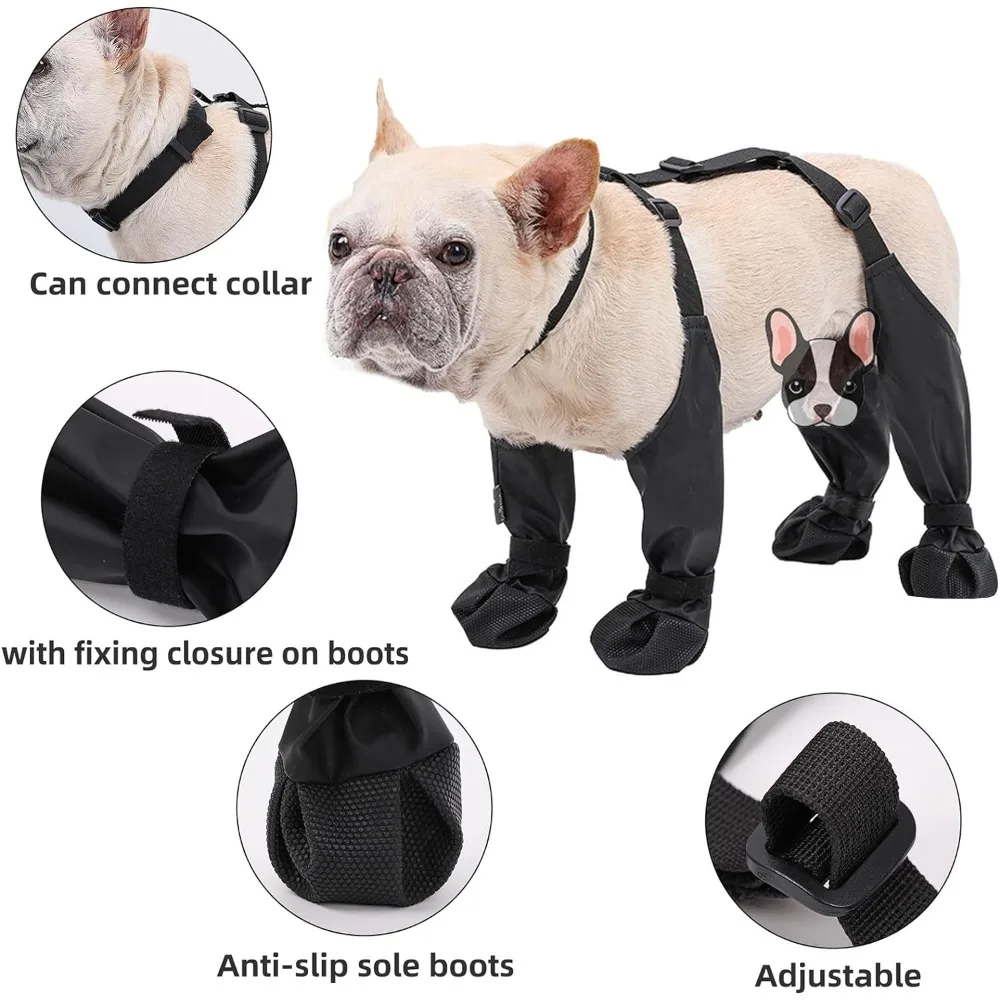 Title 2, Dog Shoes Waterproof Dirtyproof Dogs Paw Protec...