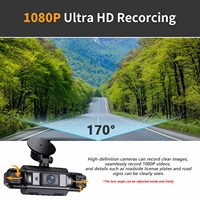 4 Channel Dash Cam wifi dashcam for car dvr Video Recorder Night Vision 24H Parking Monitor Black Box 360° Car Recording Camera - Image 2