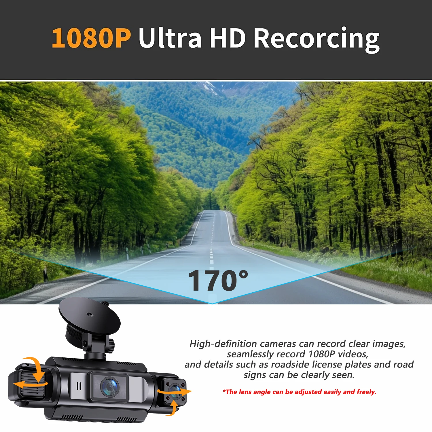 4-Channel WiFi Dashcam 2