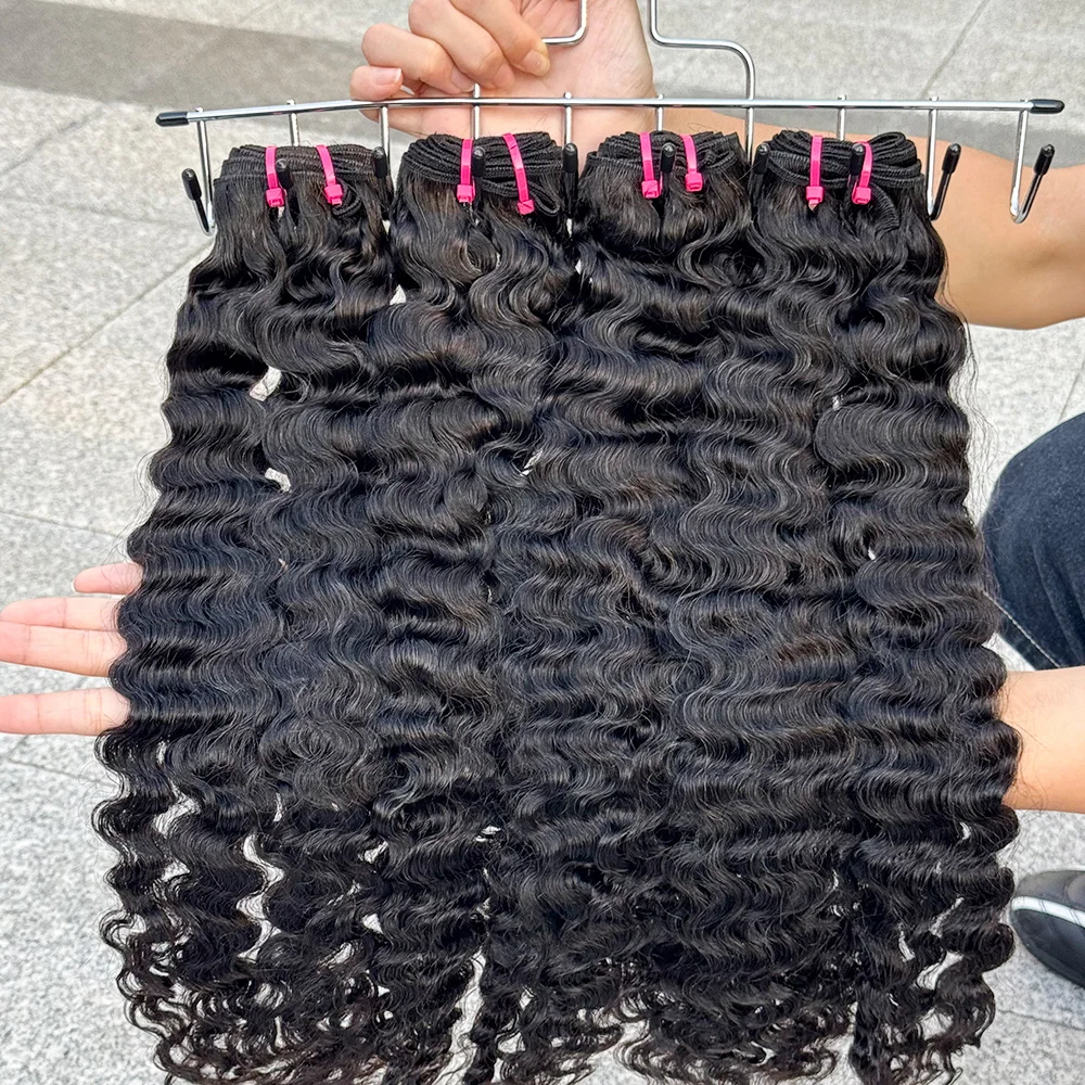 Burmese Curly 100% Human Hair Natural Color Bundles Weave Curly Human Hair Bundles Hair Extension for Black Women 100g/Bundle