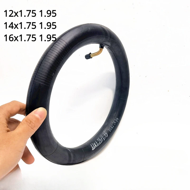 

12/14/16 Inch Electric Vehicle Tire Replacement Accessories 12x1.75/1.95 14x1.75/1.95 16x1.75/1.95 Butyl Rubber Inner Tube