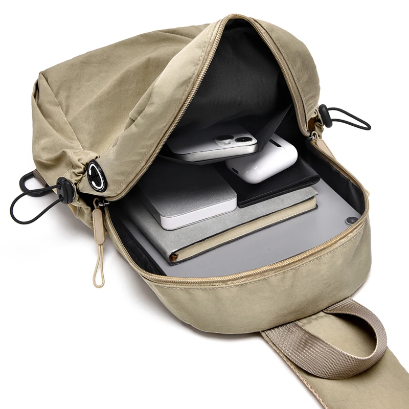 Outdoor sports and leisure, hiking, and traveling multi-purpose small backpack, unisex chest bag, transformable travel shoulder