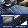 KEVANLY Solar Power Car Demon Eye Light Cool Flashing Warning Light Dynamic Safety Vehicle Signal Lights Universal 4