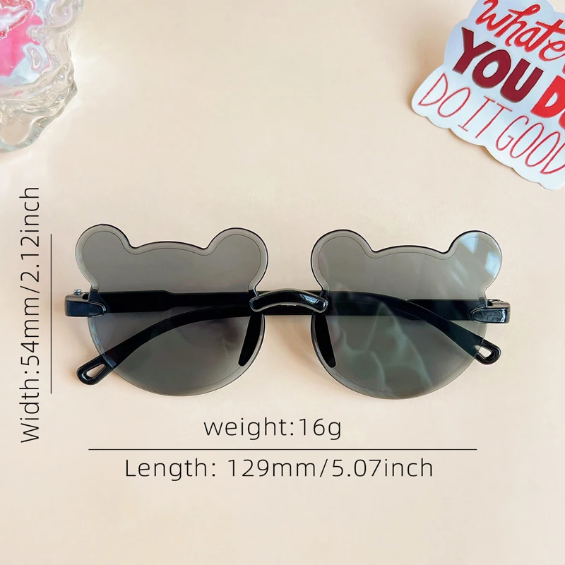 Kids Sunglasses Children Girls Beautiful Bear Shape Colors UV400 Sunglasses Baby Cute Outdoor Sun Protection Sunglasses Girl Sun Glasses