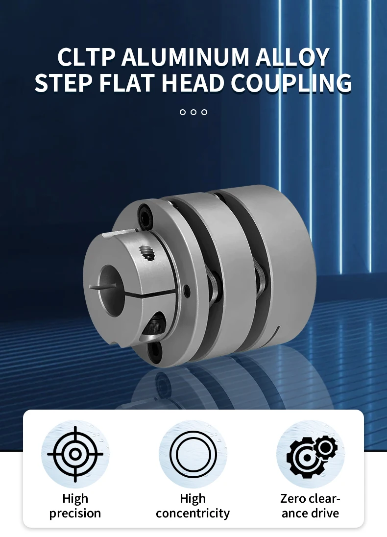 CLTP-Kupplung, Membran-Schrittkupplung aus Aluminiumlegierung, Servomotor-Flanschkupplung, CLTP-56X61, CNC-Getriebe, Fahrteile – Detail 1