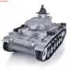 Heng Long 1/16 Snow 7.0 Plastic German Panzer III H RTR RC Tank 3849 360° Turret White Smoke Unit BB Shooting Toys Boy TH17372 4