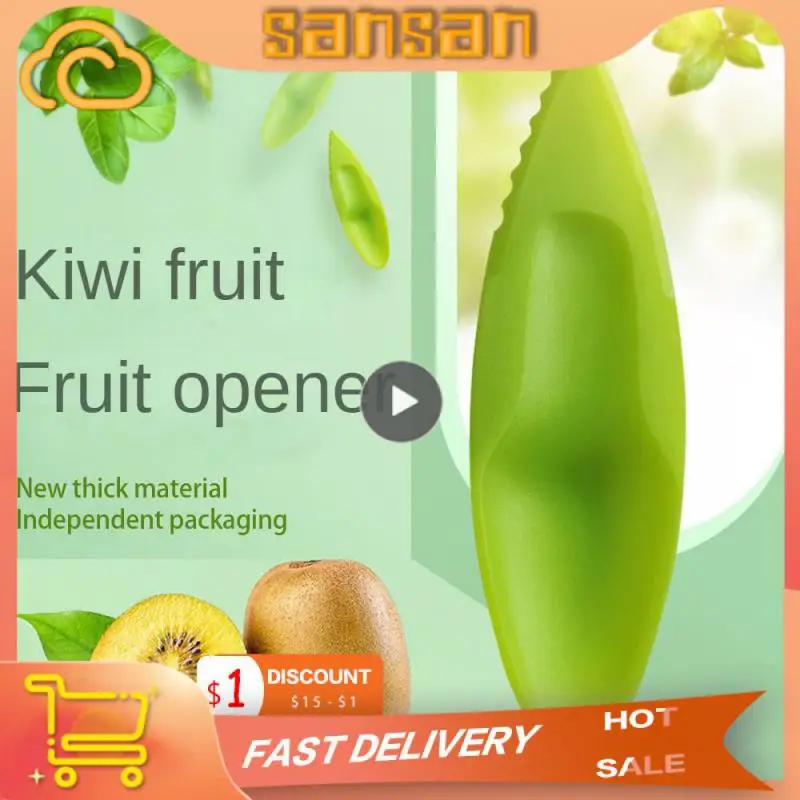 Set Di Plastica Kiwi Cucchiaio 11.5*3Cm 2 In 1 Kiwi Dig Cucchiaio Scoop Candy Color Fruit Knife Affettatrice Pelapatate Cutter
