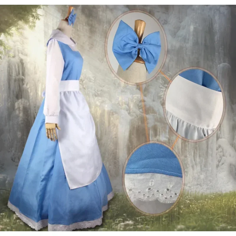 Deerose Prinzessinnenkleid Blau Langärmlig – Hal Produktbild-Vorschau 6