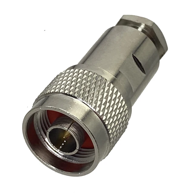 Connettore N Maschio Crimpare 4 Spine A Crimpare Maschio Tipo N Per Cavi RG8 -X, Mini-8, LMR240: Connessione Robusta E Sicura Connettore Per Cavo Coassiale - Foto 4