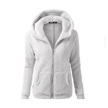 Women's Autumn Loose Warm Casual Cashmere Coat Winter Running Jacket Outdoor Cashmere Sports Coat Gym Clothing Top 2023 5