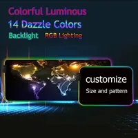 Factory Direct Sales Agent DIY niestandardowa duża podkładka pod mysz i spersonalizowana podkładka pod mysz RGB klienci VIP 4