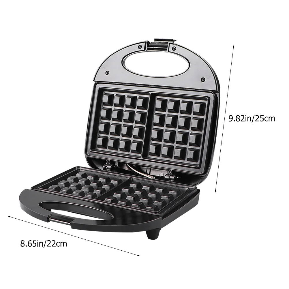 Waffle Maker Exquisite Workmanship Kitchen Baking Pan Mini Convenient Sandwich Toaster Aluminum Useful