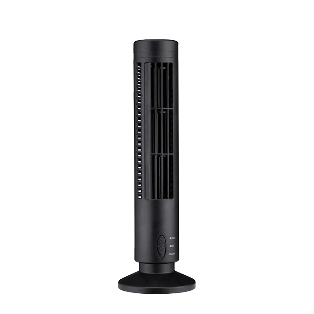 LED 타워 선풍기 미니 수직 에어컨, 2 기어 속도, 나뭇잎 없는 에어컨, 휴대용 스탠드 업 타워 선풍기, 홈 오피스용