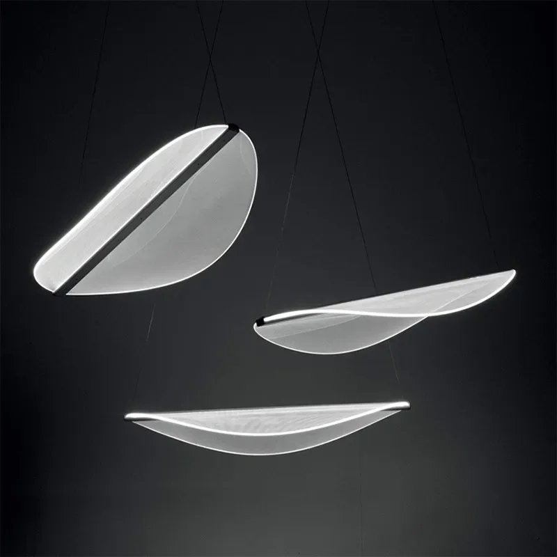 

Pendant Lamp Nordic petal lamp minimalist leaf acrylic lampshade clothing living room dining room creative hall light