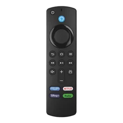 Voice Remote Control for Fire TV and Smart TVs (Black)