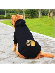 fashion large dog outfits cool clothes autumn winter puppy letter printed hoodies accesorios puppy jumper designer