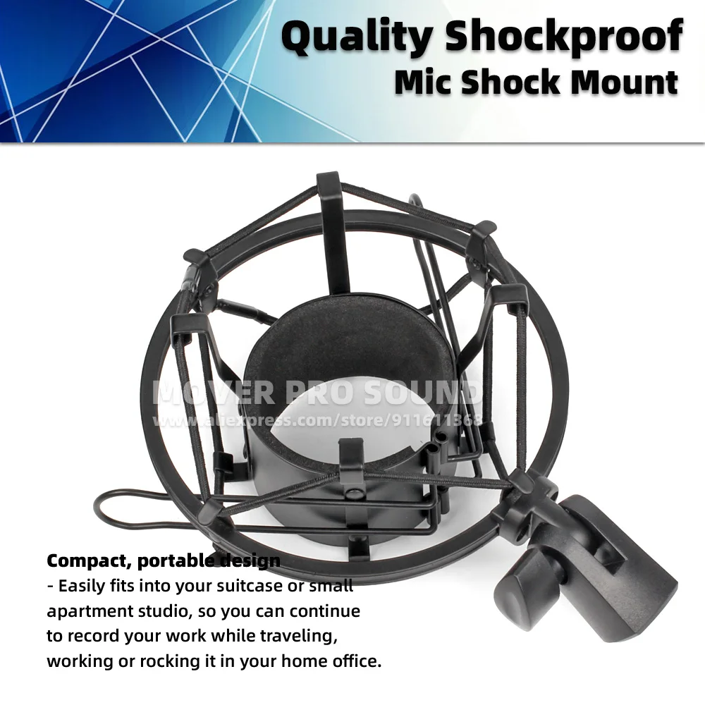 For ASTON Origin Spirit Microphone Stand Bracket Shock Mount Spider Mic Shockproof ShockMount Suspension Holder