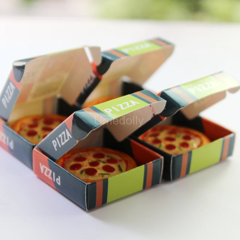 Dollhouse Simulation Pizza With Baking Tray Miniature Food - Temu