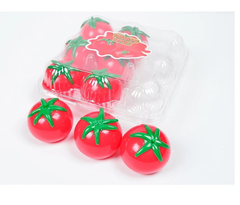 Tomaten-Quetschball Weiches Fidget-Sensorik-Spielzeug für ADHS Autismus Langsam Zurückfederndes Quetschspielzeug für Erwachsene Kinder Weihnachtsgeschenk – Detail 3
