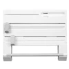6 In1 Kitchen Wrap Dispenser Foil and Plastic Wrap Organizer with Roll Holder Wall Mounted Film Wrap Dispenser Easy Installation 2