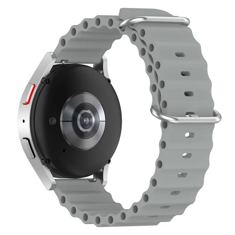Ocean band For Samsung Galaxy Watch 4-6-classic/5-Pro/active 2/Gear S3 Silicone 22mm 20MM correa Huawei watch GT 4-3-pro-2 strap