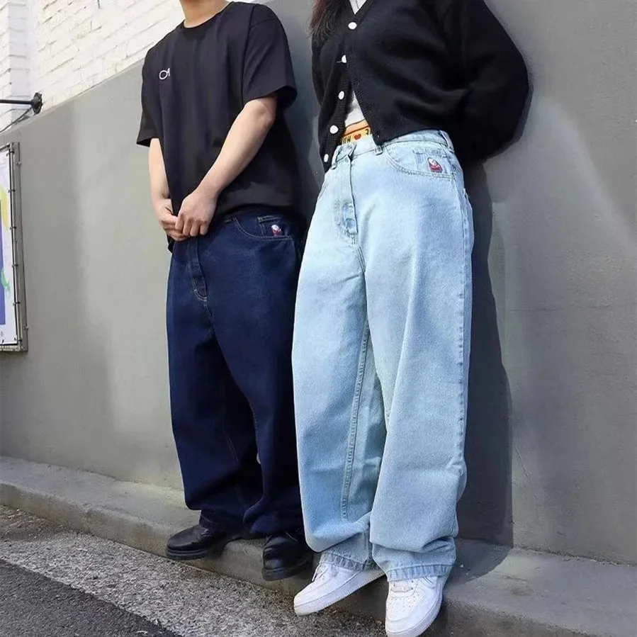 Y2K Polar Big boy Short for Men Streetwear Baggy Jeans Embroidery Denim Leisure Short Mujer Hot Traf Men shorts Skate jeans men 5