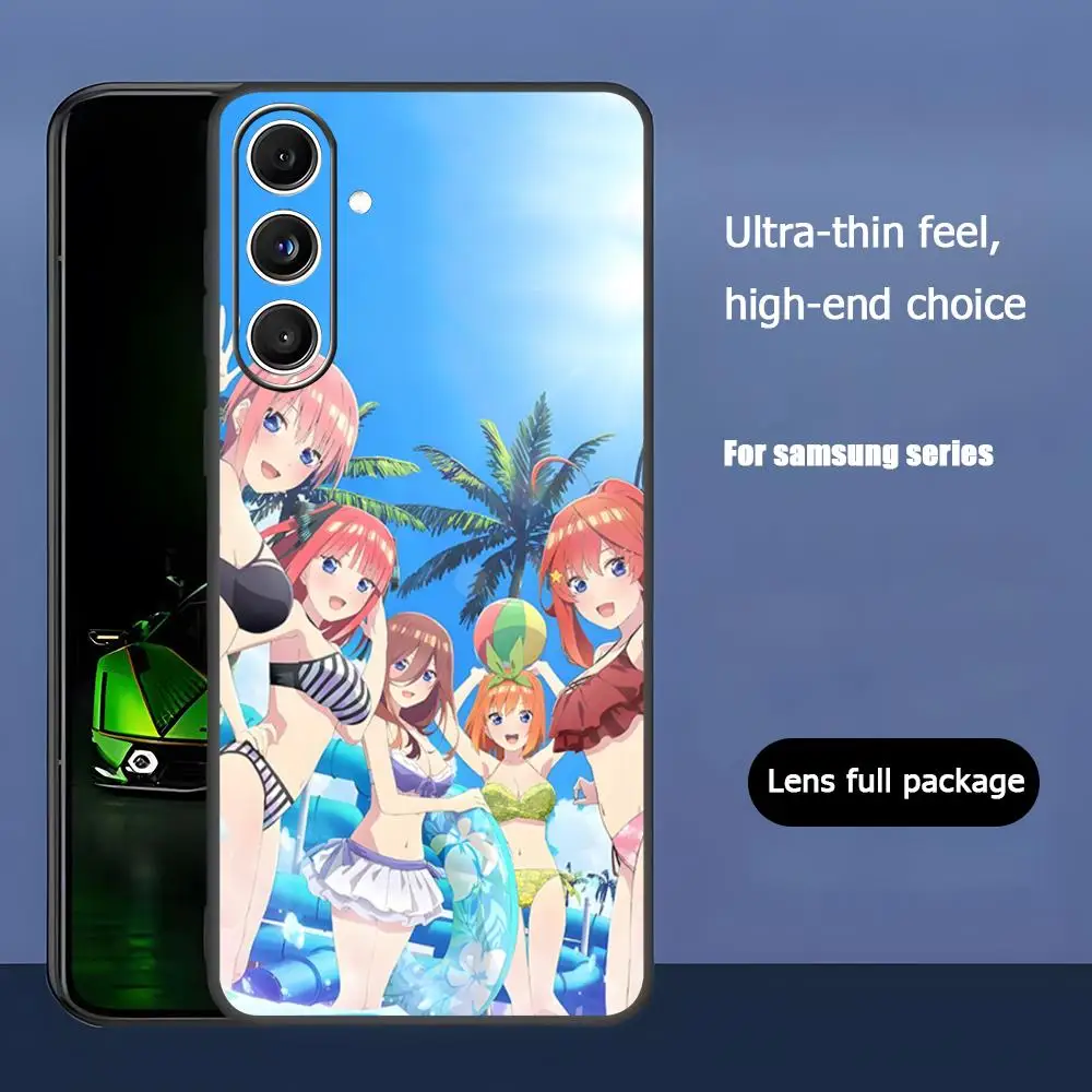 The Quintessential Quintuplets Soft Black Phone Case