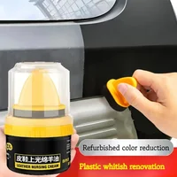 Car Liquid Shoe Polish Shoe Cream With Sponge Applicator Fade-Resistant Leather Repair Shoe Polish Cream To Restore Color Sofas 2