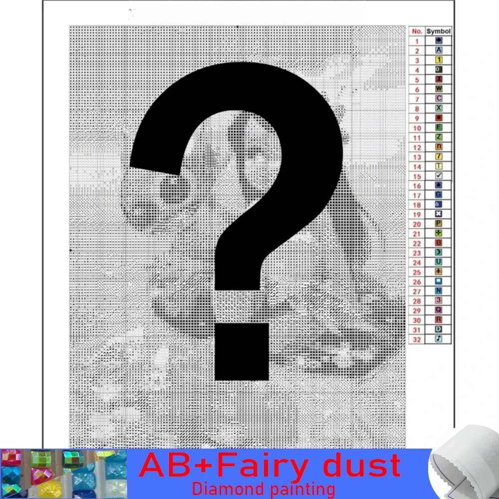 Diamond Painting 5D Mystery 120 Colors AB Fairy Dust for Random Picture Surprise Gift Home Decor