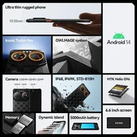 IIIF150 Air3 Rugged Machine 12GB+512GB Night Vision 6.6 Inch Helio G96 Smartphone Android 14 100MP 5500mAh 30W 4G Cel l Phone 2