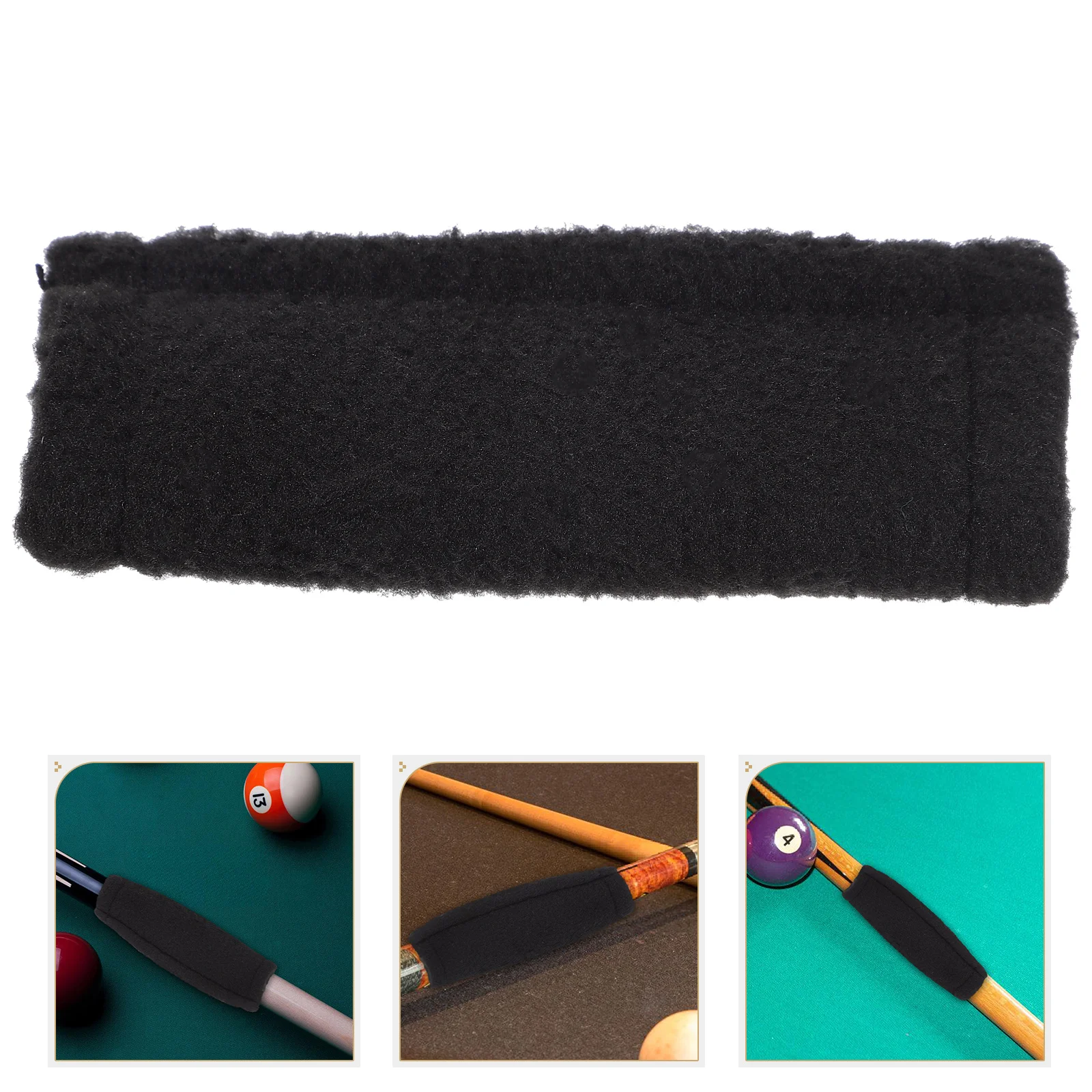 

Reusable Pool Cue Polishing Cloth Snooker Cleaning Pool Cue Cleaner Slicker Tool
