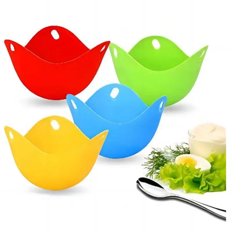 Silicone Baking Mold Egg Cooker Mold Silicone Baking Tools Ice Cream Jelly Pudding Soap Cake Household Breakfast High Temperature Resistant