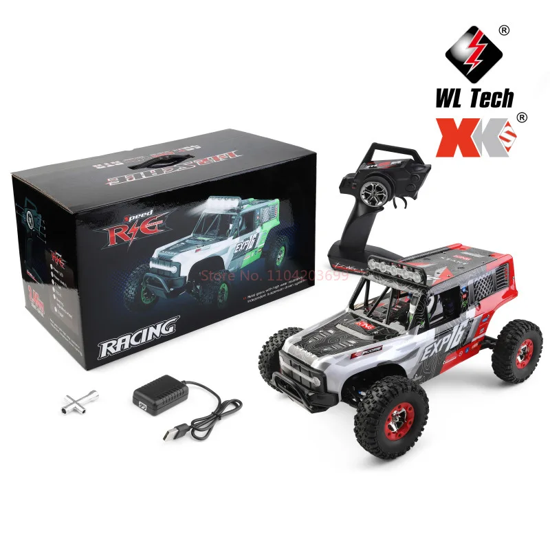 WLtoys 124006 Remote Control Climbing Car RC Competition Four wheel Drive High speed Off road Drift Racing Adult Male Toy Model 4