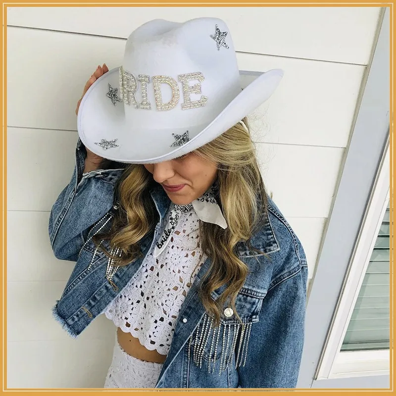 Qisin-Bride-Hats-White-Diamond-Fringe-Bride-Cowgirl-Hat-Mrs-Cowboy-Hat-Bridesmaid-Gift-Bridal-Summer