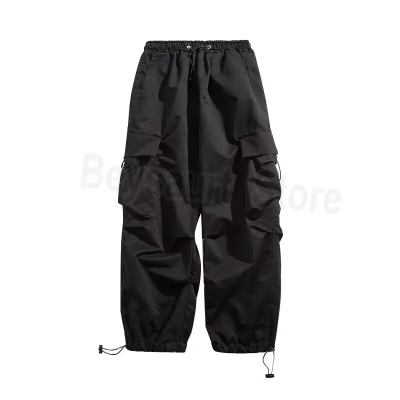 Men Harem Cargo Pants Oversize Wide Leg High Street Fashion