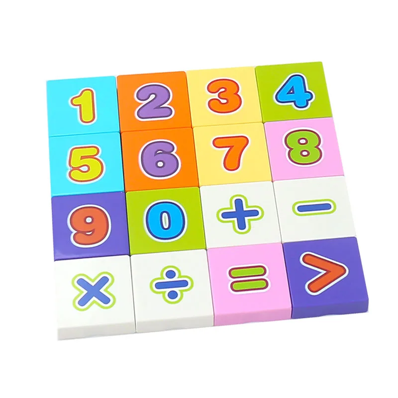 Big Building Blocks Letter Learning Digital Mosaic Pad Printing Block Kindergarten Institution Puzzle Assembling DIY Child Toy