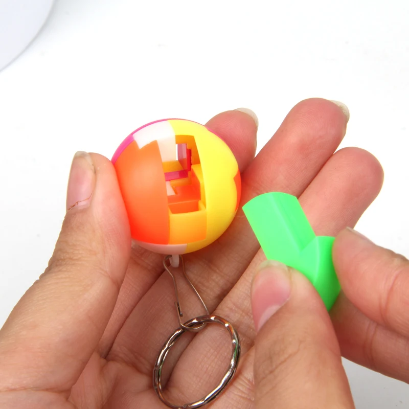 Puzzle Keyring Ball 3d Puzzle Ball Keychain Diy Christmas Puzzle