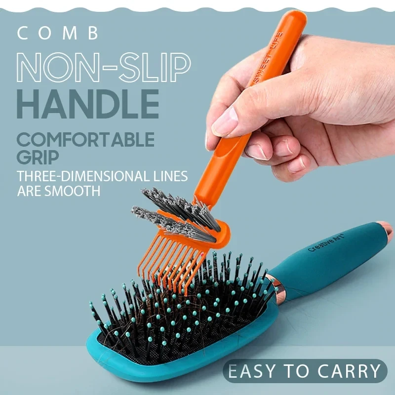 Plastic Comb Cleaning Brush Comb Cleaner Brush