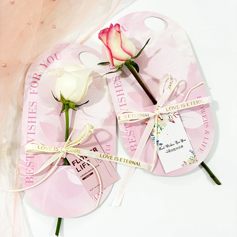 Buste Per Bouquet In Carta Kraft Threetols – 20 Sacchetti Con Finestra Trasparente – Perfetti Per Fiori, Regali, Matrimoni E Feste - 2