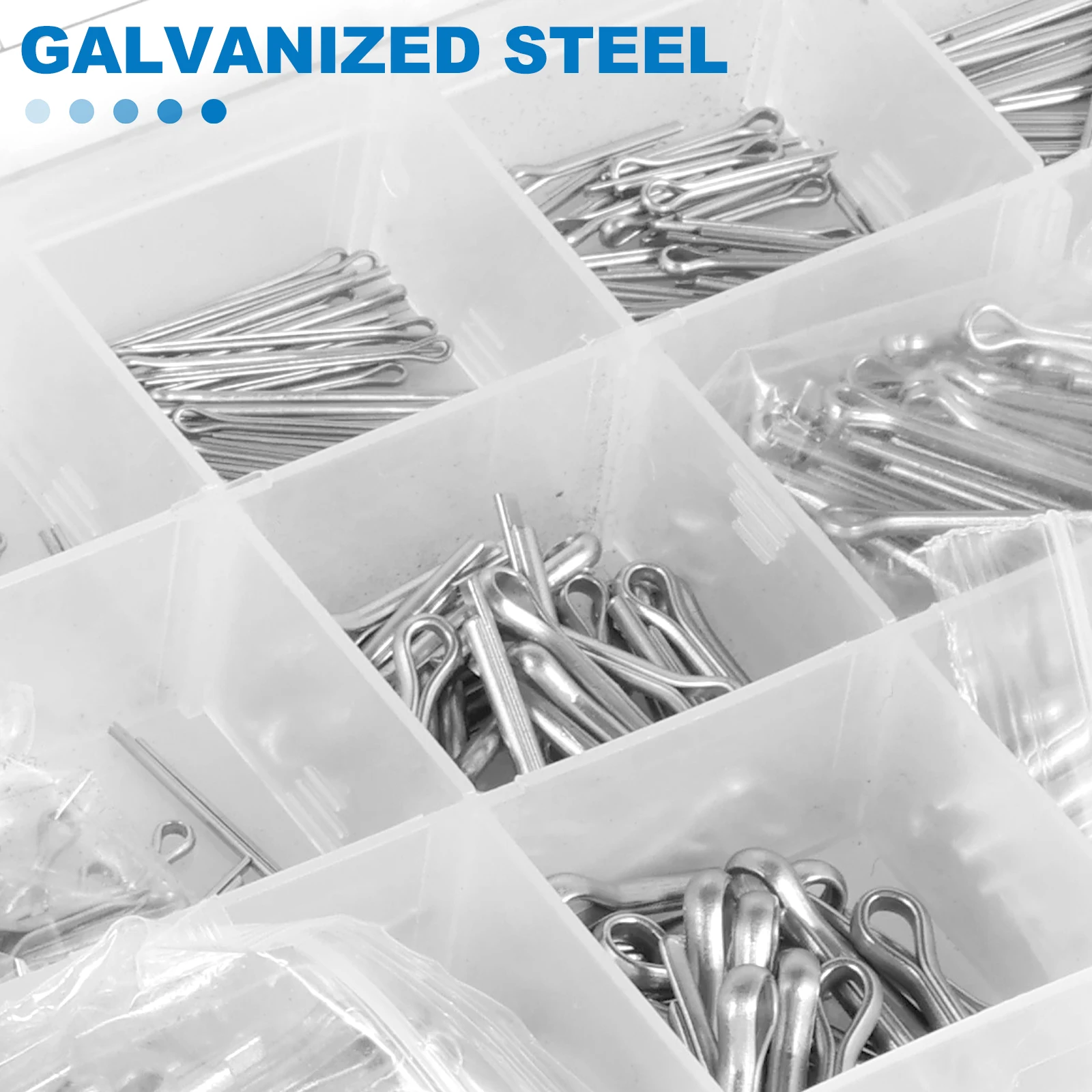 Coppiglie In Acciaio Inox - 110 Pezzi In 7 Misure, Per Trattori, Auto E Camion - Foto 12