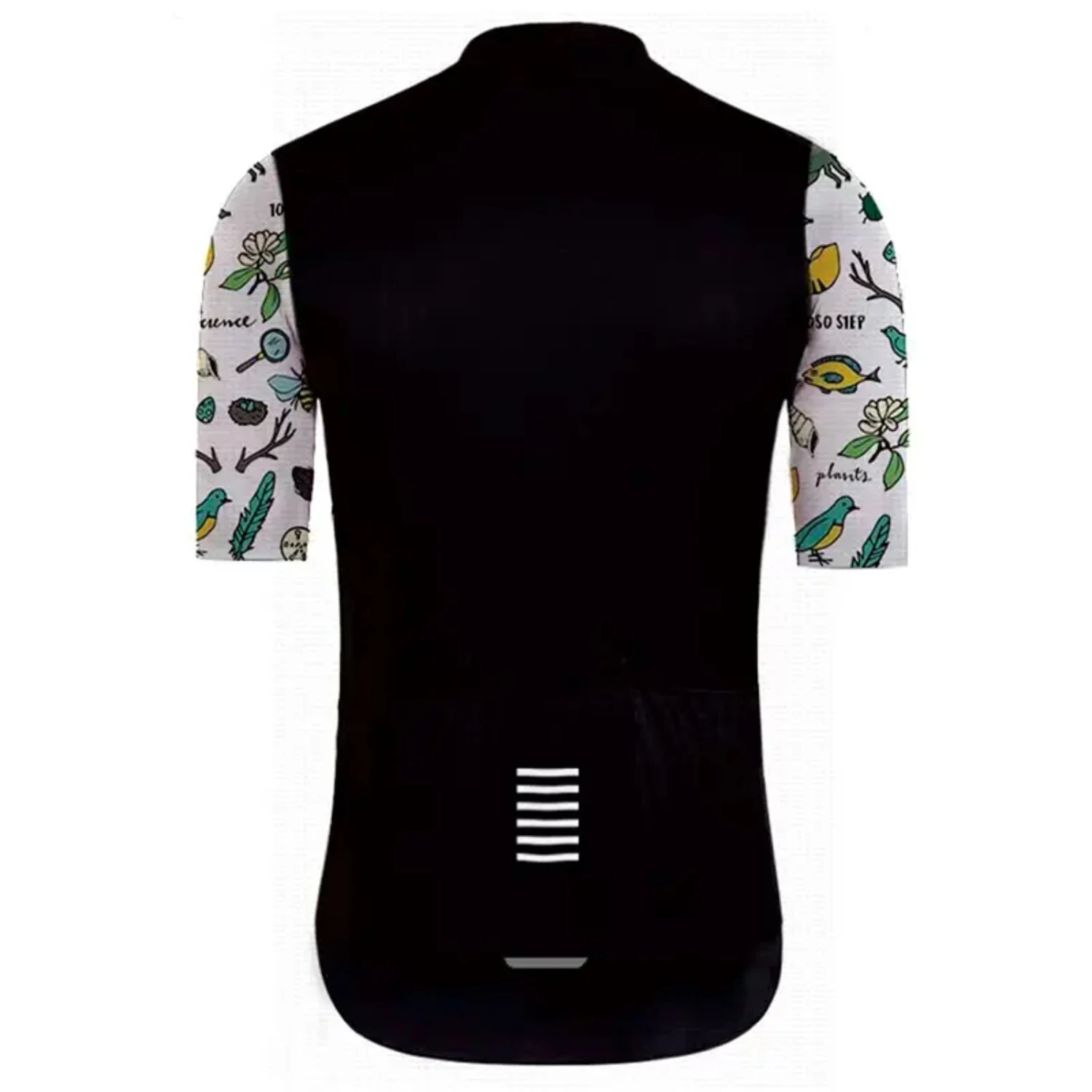 Men Cycling Jersey Classic Black Cycling Racing Tops Short Sleeve Cyclist Clothes Shirt Maillot Summer Bicycle Bike Wear
