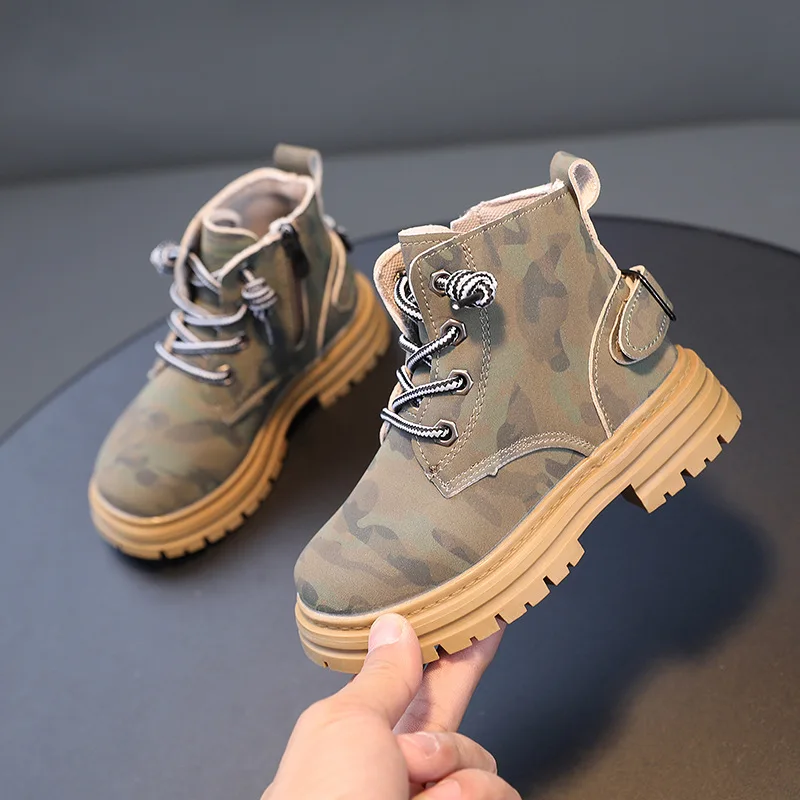 Рисунок 3 - Детские модные камуфляжные ботинки