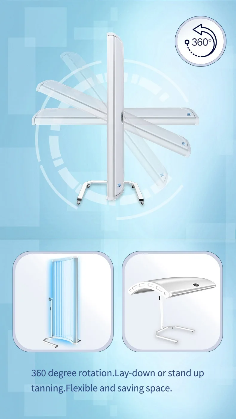 Machine de pulvérisation autonome lits de bronzage de solarium