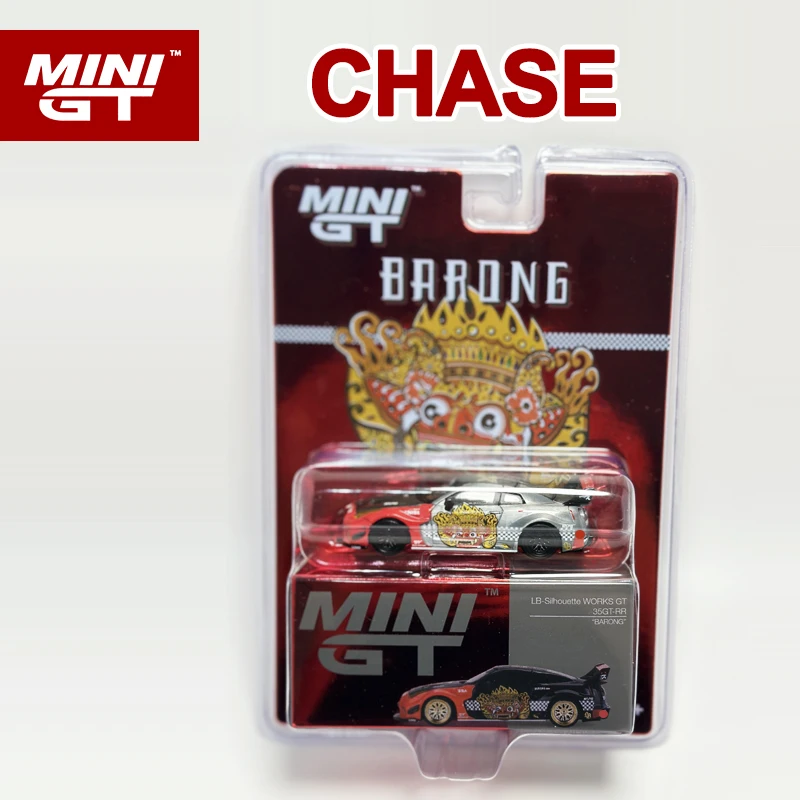 MINIGT 1:64 LB WORKS GTR R35 RR Ver.1 BARONG alloy car model 651