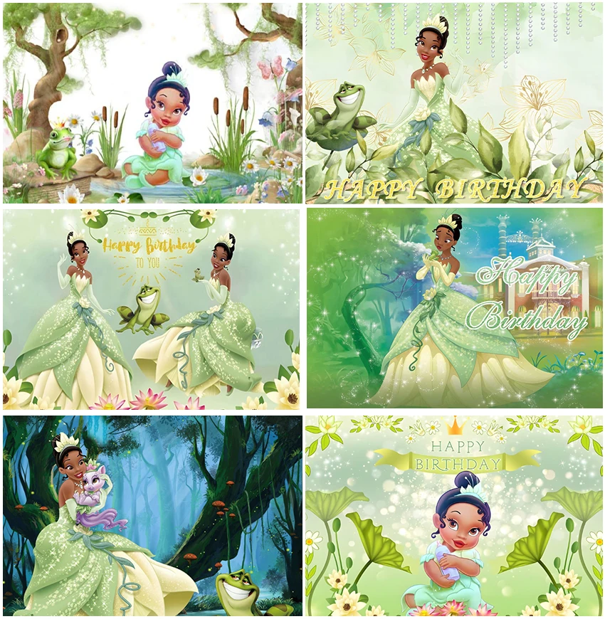 

Студийный фон для фотосъемки новорожденных с изображением принцессы и лягушки