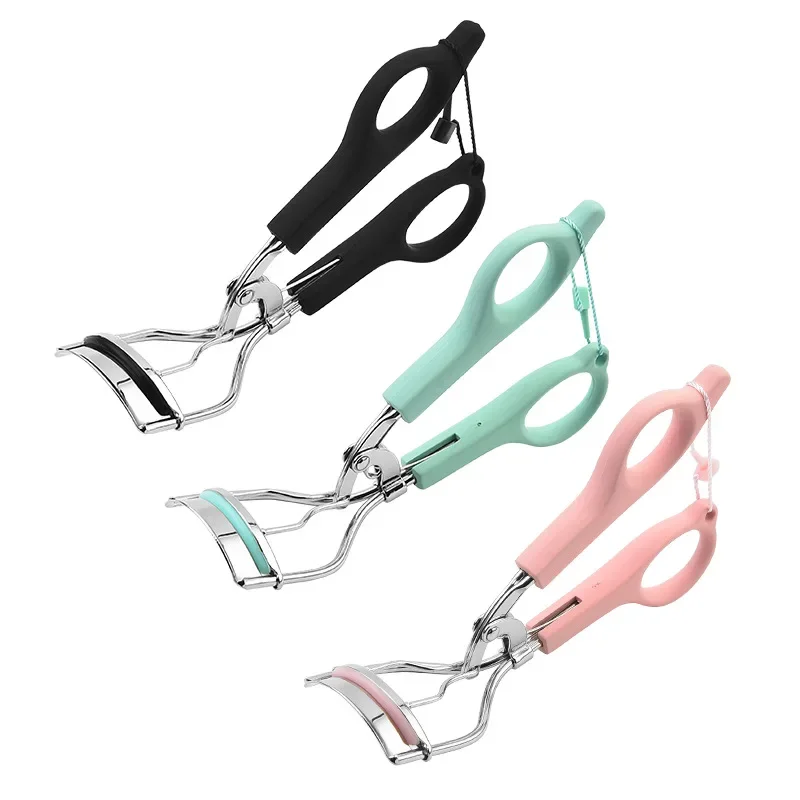 

Nickel-plated Rubber Spray Cord Handle Eyelash Curler Multi-color Eyelash Curler Beauty Makeup Tool Eyelash Curler